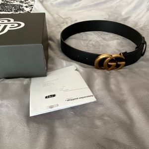 Gucci Wide Double G Belt 70 28 Black- Worn Once